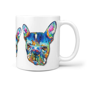 French Bulldog Multicolor Print 360 Mug - Deruj.com