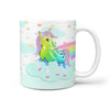 Cute Rainbow Unicorn Print 360 White Mug - Deruj.com