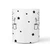 Cute Unicorn Drinking Coffee Print 360 White Mug - Deruj.com