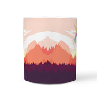 Morning Unicorn Print 360 White Mug - Deruj.com