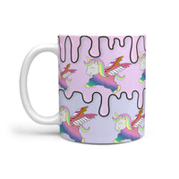 Happy Unicorn Print 360 White Mug - Deruj.com