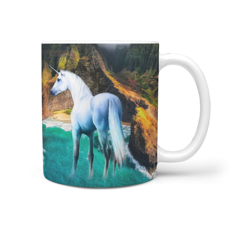 CafePress Trio Of Running Unicorns Ceramic Mug 11 Oz – Fun Design, Dishwasher & Microwave Safe