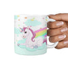 Cute Unicorn Print 360 White Mug - Deruj.com