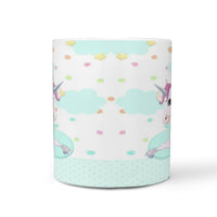 Cute Unicorn Print 360 White Mug - Deruj.com