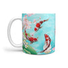 Koi Fish Print 360 White Mug - Deruj.com
