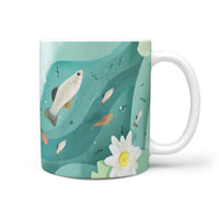 Molly fish Print 360 White Mug - Deruj.com