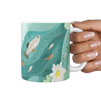 Molly fish Print 360 White Mug - Deruj.com