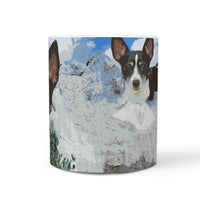 Rat Terrier Mount Rushmore Print 360 White Mug - Deruj.com