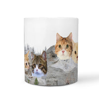 Munchkin Cat On Rushmore Print 360 Mug - Deruj.com