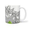 Sphynx Cat Mount Rushmore Print 360 White Mug - Deruj.com