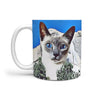 Siamese Cat Mount Rushmore Print 360 White Mug - Deruj.com