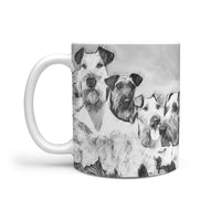 Irish Terrier Mount Rushmore Art Print 360 White Mug - Deruj.com