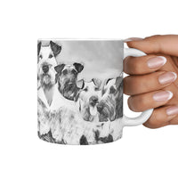 Irish Terrier Mount Rushmore Art Print 360 White Mug - Deruj.com