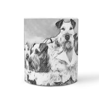 Irish Terrier Mount Rushmore Art Print 360 White Mug - Deruj.com