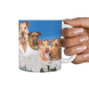 Irish Terrier Mount Rushmore Print 360 White Mug - Deruj.com