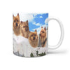 Australian Terrier Mount Rushmore Print 360 White Mug - Deruj.com