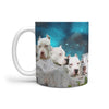 Pitbull Dog On Mount Rushmore Print 360 Mug - Deruj.com