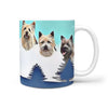 Cairn Terrier Mount Rushmore Print 360 White Mug - Deruj.com