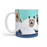 Cairn Terrier Mount Rushmore Print 360 White Mug - Deruj.com