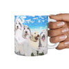 Old English Sheepdog Dog Mount Rushmore Print 360 White Mug - Deruj.com