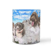 Spanish Water Dog Mount Rushmore Print 360 White Mug - Deruj.com