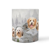 Havanese Dog On Mount Rushmore Print 360 Mug - Deruj.com