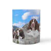English Springer Spaniel Dog On Mount Rushmore Print 360 Mug - Deruj.com