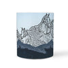 American Paint Horse Mount Rushmore Print 360 White Mug - Deruj.com