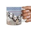 Dalmatian Dog On Mount Rushmore Print 360 Mug - Deruj.com