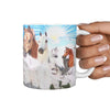 Arabian Horse Mount Rushmore Print 360 White Mug - Deruj.com