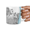 Arabian Horse Mount Rushmore Art Print 360 White Mug - Deruj.com