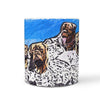 Bordeaux Mastiff Mount Rushmore Print 360 White Mug - Deruj.com