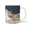 Siberian Cat On Mount Rushmore Print 360 Mug - Deruj.com