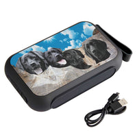 Black Labrador On Mount Rushmore Print Bluetooth Speaker - Deruj.com