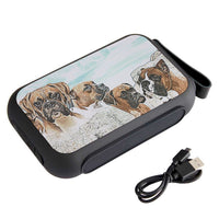 Boxer Dog On Mount Rushmore Print Bluetooth Speaker - Deruj.com