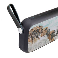 Boxer Dog On Mount Rushmore Print Bluetooth Speaker - Deruj.com