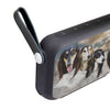 Black Saluki Dog On Mount Rushmore Print Bluetooth Speaker - Deruj.com