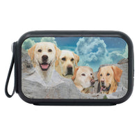 Labrador Retriever Dog On Mount Rushmore Print Bluetooth Speaker - Deruj.com