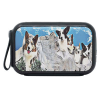 Cardigan Welsh Corgi Mount Rushmore Print Bluetooth Speaker - Deruj.com