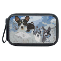 Rat Terrier Mount Rushmore Print Bluetooth Speaker - Deruj.com