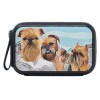 Brussels Griffon Mount Rushmore Print Bluetooth Speaker - Deruj.com