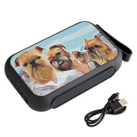 Brussels Griffon Mount Rushmore Print Bluetooth Speaker - Deruj.com