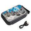 Russian Blue Cat On Mount Rushmore Print Bluetooth Speaker - Deruj.com