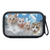 Ragamuffin Cat On Mount Rushmore Print Bluetooth Speaker - Deruj.com