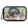 Cute Pug Listening to Music Print Bluetooth Speaker - Deruj.com