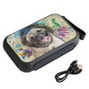 Cute Pug Listening to Music Print Bluetooth Speaker - Deruj.com