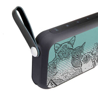 Burmese Cat Mount Rushmore Print Bluetooth Speaker - Deruj.com