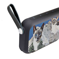 Siamese Cat Mount Rushmore Print Bluetooth Speaker - Deruj.com