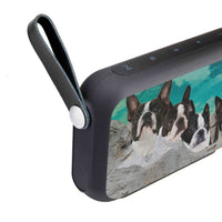 Boston Terrier Dog On Mount Rushmore Print Bluetooth Speaker - Deruj.com