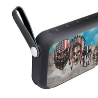 Native Americans Costume Mount Rushmore Print Bluetooth Speaker - Deruj.com